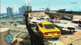 GTA 4: Mass Cop Suicide Trick (and escape)