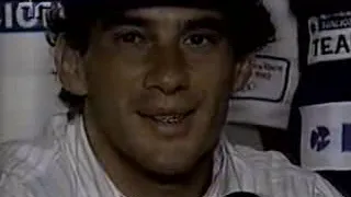 Declaração de Ayrton Senna