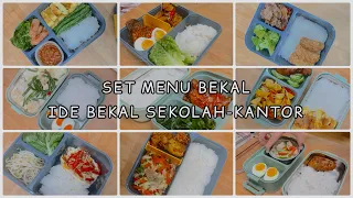 9 SET BEKAL, IDE BEKAL SEKOLAH-KERJA, SET MASAKAN HARIAN, MENU TERAKHIR PALING ENAK, MENU ANAK KOST