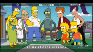 Simpsons Crossover -   Italian Promo xmas 2015 marathon