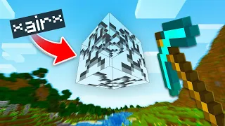 Minecraft, mais je peux TOUT MINER ! (même l'air)