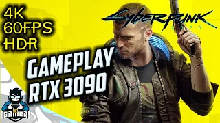 Cyberpunk 2077 4K HDR Gameplay - RTX 3090 (Ray Tracing)