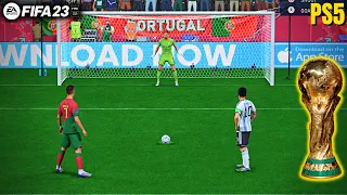 Argentina vs Portugal [PENALTY SHOOTOUT] FIFA 23 World Cup Mode