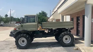 1972 Mercedes-Benz Unimog Cold-Start