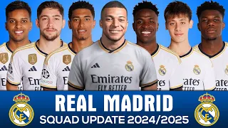 REAL MADRID SQUAD 2024/2025 WITH KYLIAN MBAPPE & ENDRICK