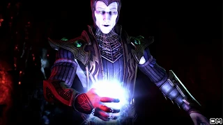 Mortal Kombat XL Corrupted Shinnok Fatality on Triborg