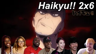 Haikyu!! 2x6 Reactions | Great Anime Reactors!!! | 【ハイキュー!!】【海外の反応】