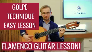 How to play Golpe - Flamenco Guitar Lesson for Beginners - Golpe Flamenco Guitar