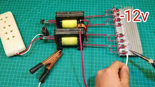 How to make a simple inverter 5000W,   creative prodigy #174