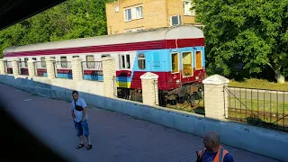 Ділняка Явкине - Николаев з вікна поїзда. Укрзалізниця і подорожі
