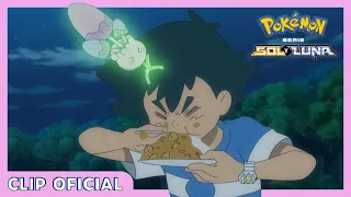 ¡Ash y Morelull! | Serie Pokémon Sol y Luna | Clip oficial