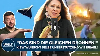 UKRAINE-KRIEG: "Eine Schippe drauf!" Selenskyj fordert mehr Hilfe bei Abwehr russischer Luftangriffe