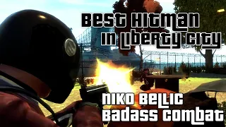 GTA4: Best Hitman of Liberty City (Badass Biker Bellic Combat) - No Reticle, Restored Bullet Spread