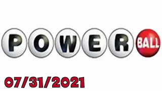Powerball winning numbers - 07/31/2021