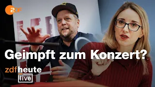 Smudo und Alena Buyx zu Sonderrechten für Geimpfte I ZDFheute live