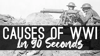 Main Causes of WWI Explained in 90 Seconds