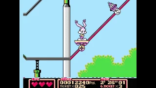 Tiny Toon Adventures 2: Trouble in Wackyland (NES dendy) прохождение