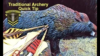 Traditional Archery Quick Tip Split Vision Shooting