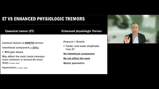 Do I have Parkinson's disease or Essential Tremor? How can I tell the difference clinically?