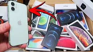 FOUND WORKING IPHONE 12 MINI!! APPLE STORE DUMPSTER DIVING JACKPOT!! OMG!! GREEN IPHONE!!!
