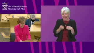 First Minister Statement: COVID-19 Update (BSL) - 11 January 2022