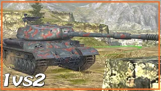 #WoTBlitz 1v2 / IS-4 / 3 frags / 4.3k dmg *SR