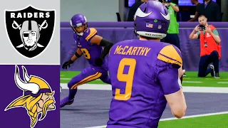 Raiders vs Vikings l 2024 Preseason Week 1 (Madden 25 Rosters) l Madden 24 PS5 Simulation