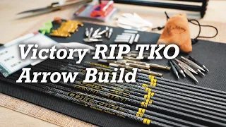 Victory RIP TKO Arrow Build | 2024 Arrows for 3D archery and bowhunting