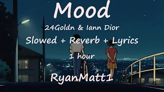 Mood 1 hour Clean (Slow Reverb) - 24kGoldn & Iann Dior - Lyrics - Music to study to