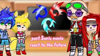 •past Sonic💢• movie react to the future || Gacha club part 1⚠️ Read the description⚠️ special ✨