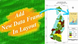 Locator Map in ArcGIS | GIS Tutorial | How to Add New Data Frame | Adding Inset Map in Layout
