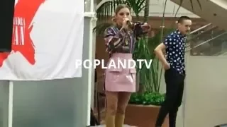 Alexandra Stan mini speech on Japan promo live (Spring 2016)