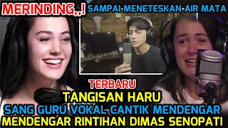 Merinding❗Tangisan Haru Sang Guru Vokal Cantik Mendengar Suara Sendu Dimas |Dimas Senopati Reaction