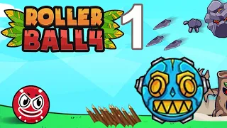 Roller Ball 4: Red Ball X Levels 1 - 15 Gameplay Walkthrough (Part 1)