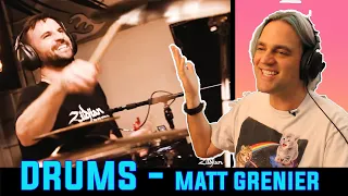 Matt Greiner - Zildjian LIVE!  // Guitar Teacher React to August Burns Red / Best Drum Solo Reaction