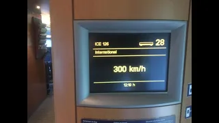 German High Speed ICE 3 train Frankfurt to Amsterdam