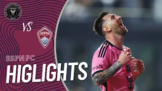 Messi 👀scores for Miami upon his return from injury. Inter Miami VS Colorado Rapids | MLS Highlights