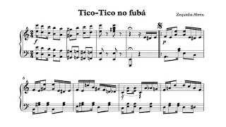 "Tico-Tico no fubá" Zequinha Abreu - P. Barton, piano