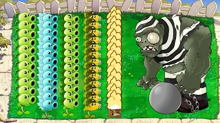 All Pea PvZ Vs 999 Giga Gargantuar Epic Hack Plants Vs Zombies