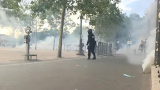 Police, protesters clash in Paris after health pass protests | AFP