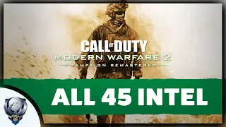 Call of Duty Modern Warfare 2 Remastered - All 45 Intel Locations (Leave No Stone Unturned)
