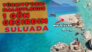 Türkiye’nin Maldivler'inde 1 Gün Geçirdim !!! (SULUADA Tekne Gezisi)