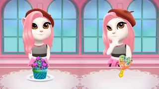 My Talking Angela 2 -  Time For Cake! 🧁 Bake With Me! Sweet Treats in My Talking  Angela 2💖