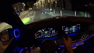 2021 Mercedes-AMG GLE 63S Coupe - city night drive | POV