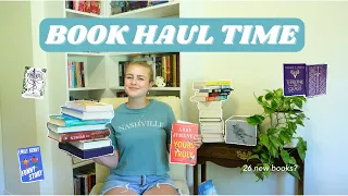 BOOK SHOP WITH ME + huge book haul! 📖🌿🌸