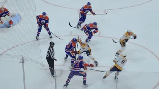1st Hockey Game Ever: Oilers VS Predators Highlights