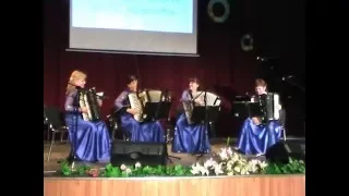 Серебренников "Шолом Алейхем"  Квартет аккордеонисток "Эдельвейс" Новосибирск