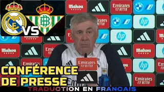 CONFERENCE DE PRESSE FR | Real Madrid vs Real Betis | Ancelotti