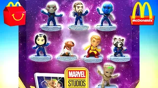 McDonald's Guardians of the Galaxy Volume 3 Happy Meal Toys Collection Display Marvel Studios Movie