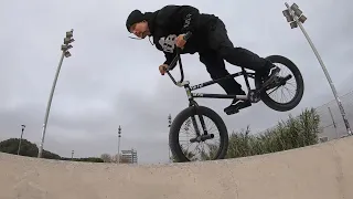 BMX Bike Riding in the Streets & Parks of Barcelona, Spain: Mati Lasgoity (RAW Tricks / Vlog)